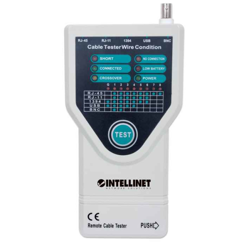 PROBADOR DE CABLE,INTELLINET,780094, RED 5 EN 1, RJ11 / RJ45 / USB / BNC / FIREWIRE image 4