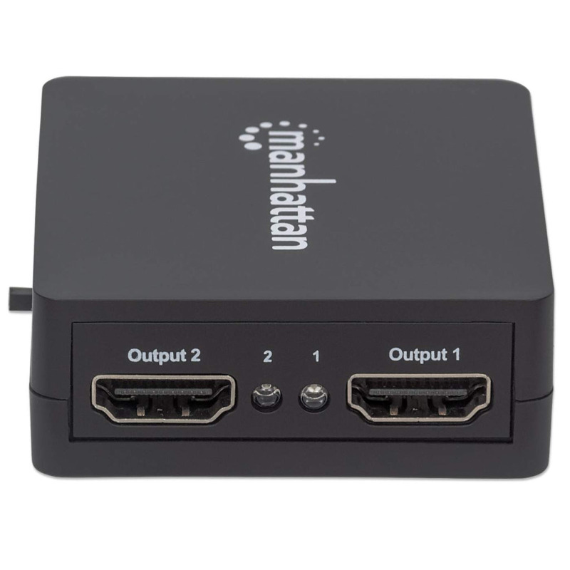 MANHATTAN 207652 - Splitter / Divisor de Video HDMI/ FullHD/ 1 Entrada y 2 Salidas/ Distancia de Entrada 15 Metros/ Distancia de Salidas 15 Metros/ Soporta Conexión en Cascada/ Soporta sonido LPCM, Sonido Master DTS-HD y Dolby TrueHD/ image 9