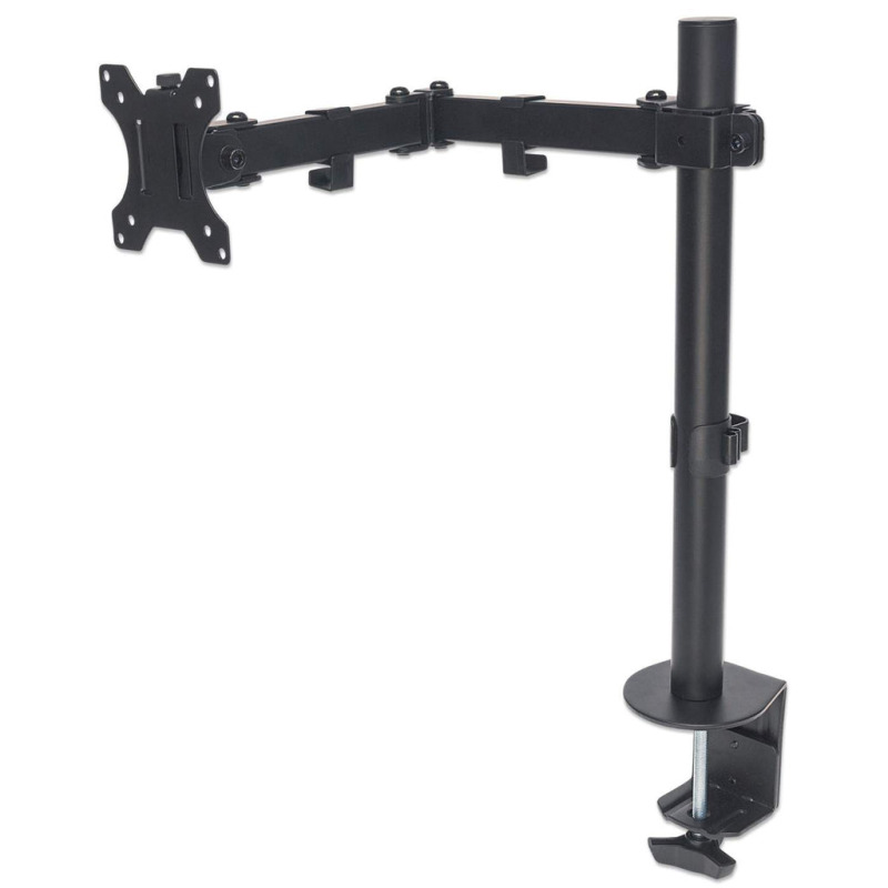 MANHATTAN 461542 - Soporte de Escritorio para Monitores de 13 a 32 Pulgadas/ 8 Kg de Carga/ Brazo Doble Articulado/ Ajuste Horizontal y Vertical/ VESA 75/ 100/ image 3