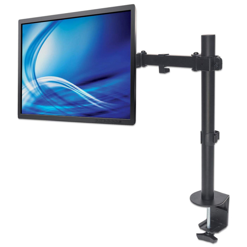 MANHATTAN 461542 - Soporte de Escritorio para Monitores de 13 a 32 Pulgadas/ 8 Kg de Carga/ Brazo Doble Articulado/ Ajuste Horizontal y Vertical/ VESA 75/ 100/ image 8