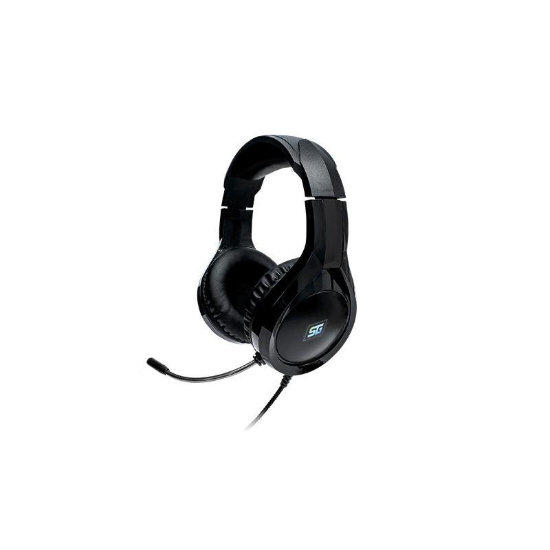 Vorago HS-501 audífono y auriculare Auriculares Alámbrico Diadema Juego Negro