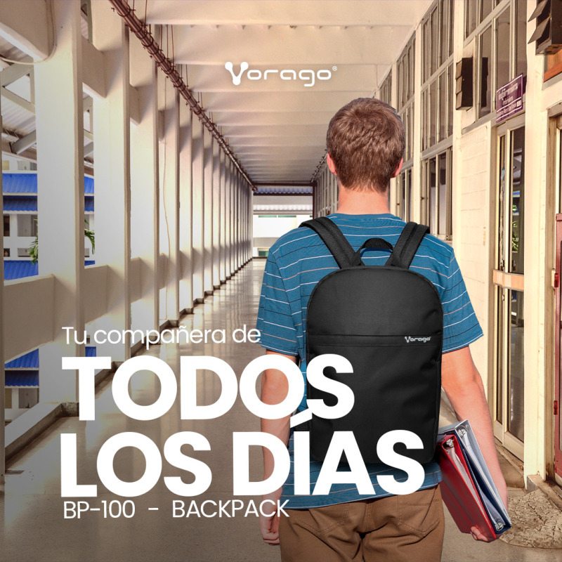 Vorago BP-100 mochila Negro Poliéster image 9