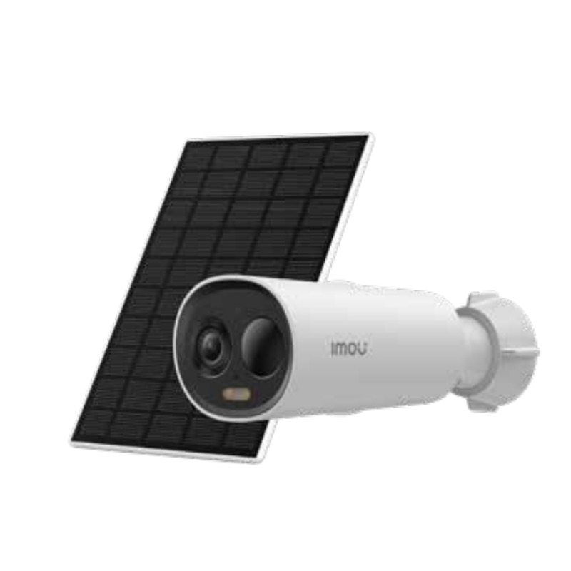 IMOU CELL 3C Kit (IPC-K9DCN-3T0WE/FSP12-TYPEC) - Kit de Cámara WiFi Cell 3C de 3MP con batería, panel solar incluido, lente de 2.8mm y 98° de apertura, audio bidireccional, memoria interna de 4GB y PIR integrado. #LoNuevo