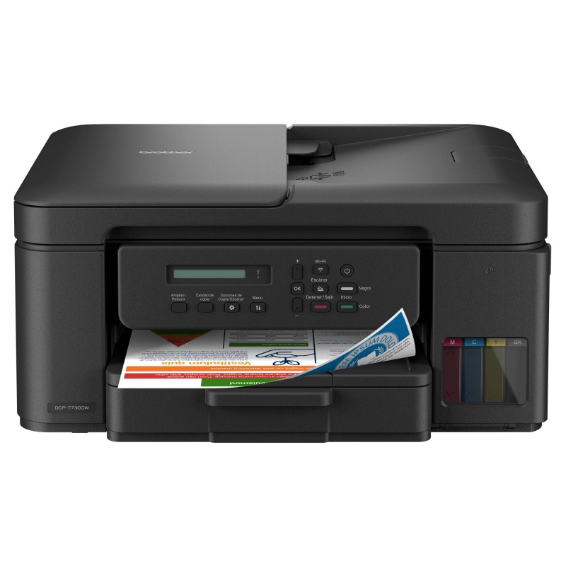 MULTIFUNCIONAL BROTHER DCPT730DW, PPM 27 NEGRO/23 COLOR, TINTA CONTINUA, INKBENEFIT TANK, USB 2.0, W