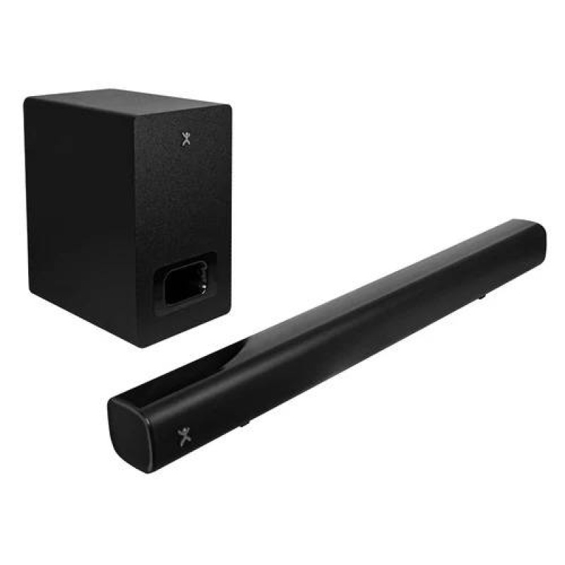 Barra de Audio Perfect Choice con Subwoofer 180W BT y Procesador Digital Sonata color Negro