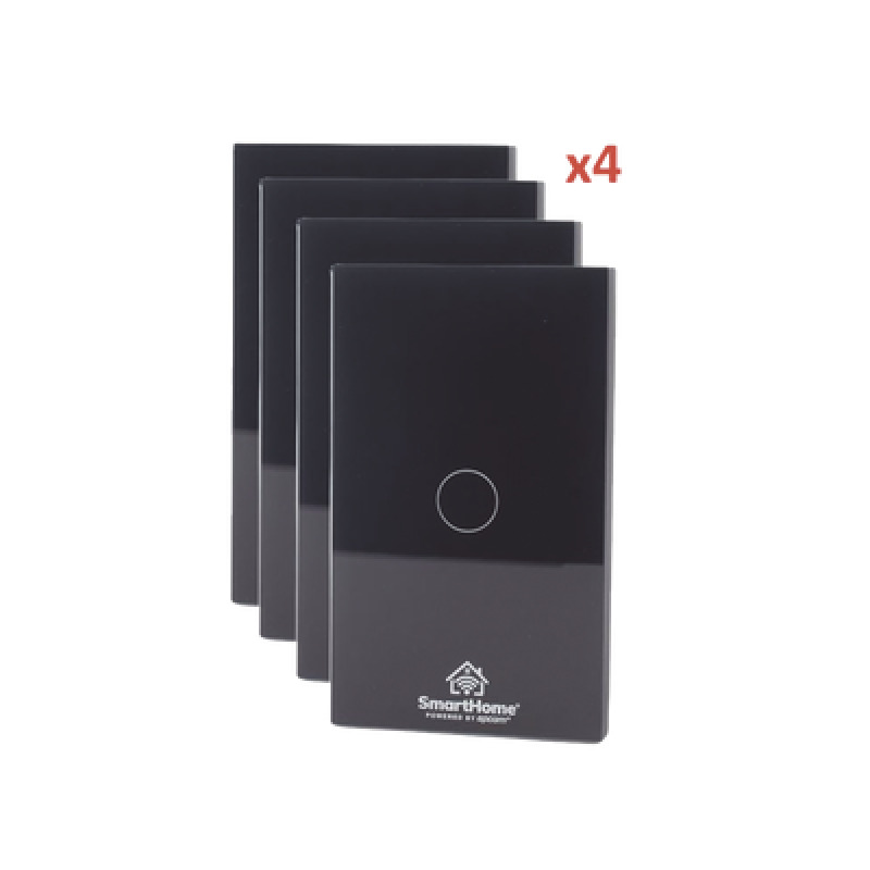 Wifi KIT 4 apagadores inteligentes Wifi compatibles con Alexa y GoogleHome