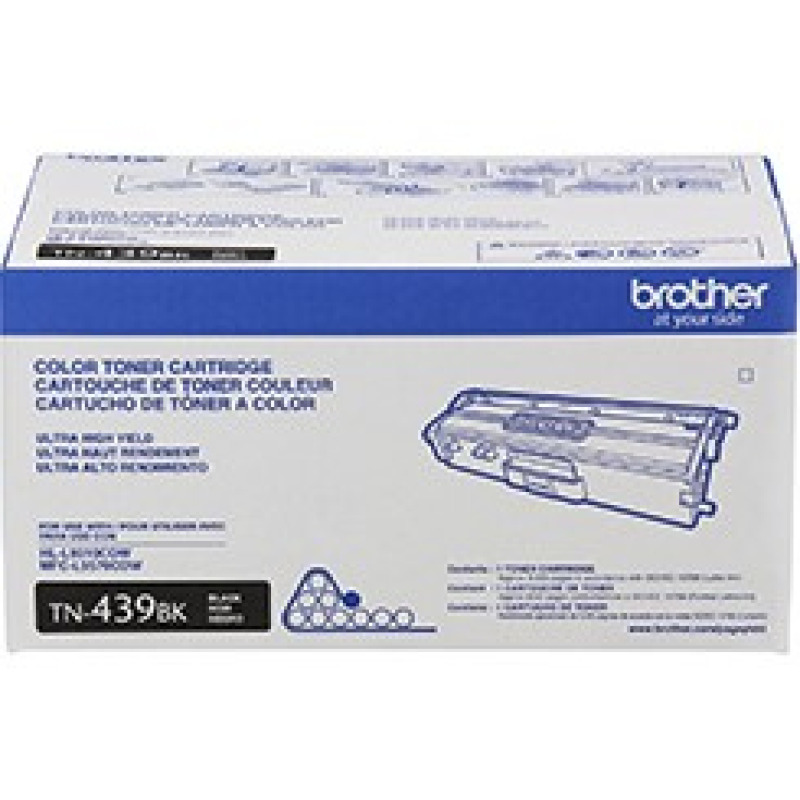 TONER BROTHER NEGRO TN439BK ALTO RENDIMIENTO DE 9000 PAGINAS AL 5 POR CIENTO DE COBERTURA image 2