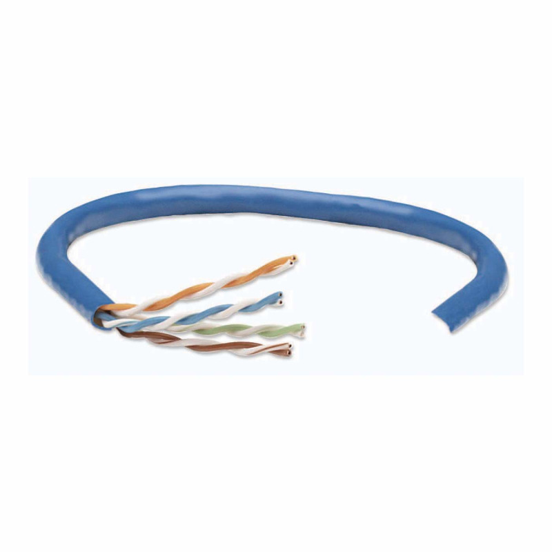 INTELLINET 705059 Bobina de Cable UTP Cat6, Sólida, 100% cobre Cable UTP, Filamento sólido, 23 AWG, 100% cobre, clasificación CM, 305 m, Azul image 4