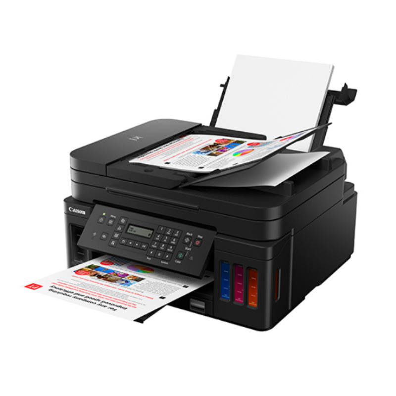 MULTIFUNCIONAL CANON G7010, TINTA CONTINUA, IPM 13 NEGRO/6.8 COLOR, USB, WIFI,ETHERNET RED, DUPLEX, ADF, CAMA PLANA CARTA/8.5X11, CONSUMIBLES GI-10 image 6