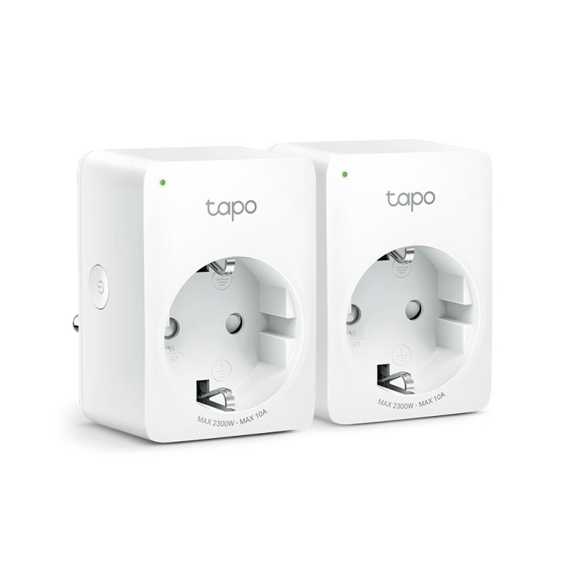 KIT 2 PIEZAS SMART PLUG TP-LINK TAPO P100 WI-FI 2.4GHz 802.11b/g/n CONTROL DE VOZ Y ACCESO REMOTO image 2