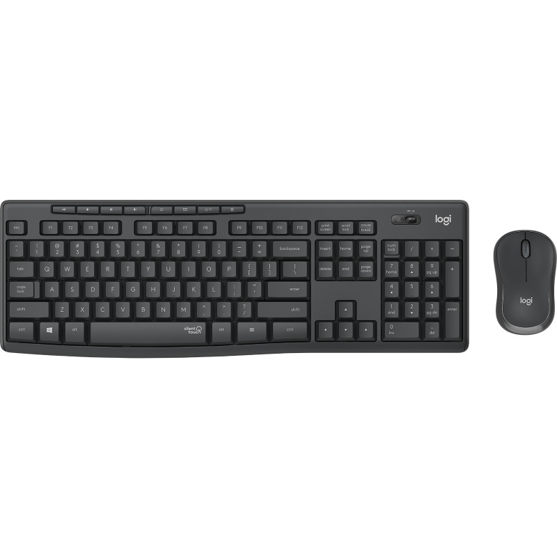 TECLADO/MOUSE LOGITECH MK295 SILENT WIRELESS INALAMBRICO NEGRO