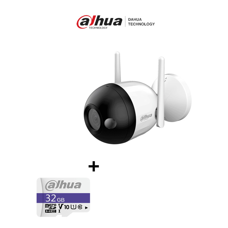 DAHUA DH-IPC-F2CN-LED-0280B - PREVENTA - Cámara IP Bullet Wifi de 2 Megapíxeles Full Color 30 Mts/ H.265/ luz cálida/ DWDR/ Micro SD 256 image 3