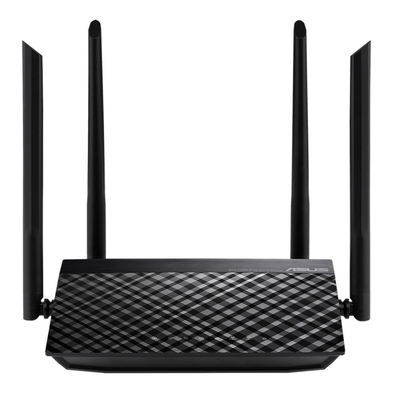 ASUS RT-AC1200_V2 router inalámbrico Ethernet Doble banda (2,4 GHz / 5 GHz) 4G Negro