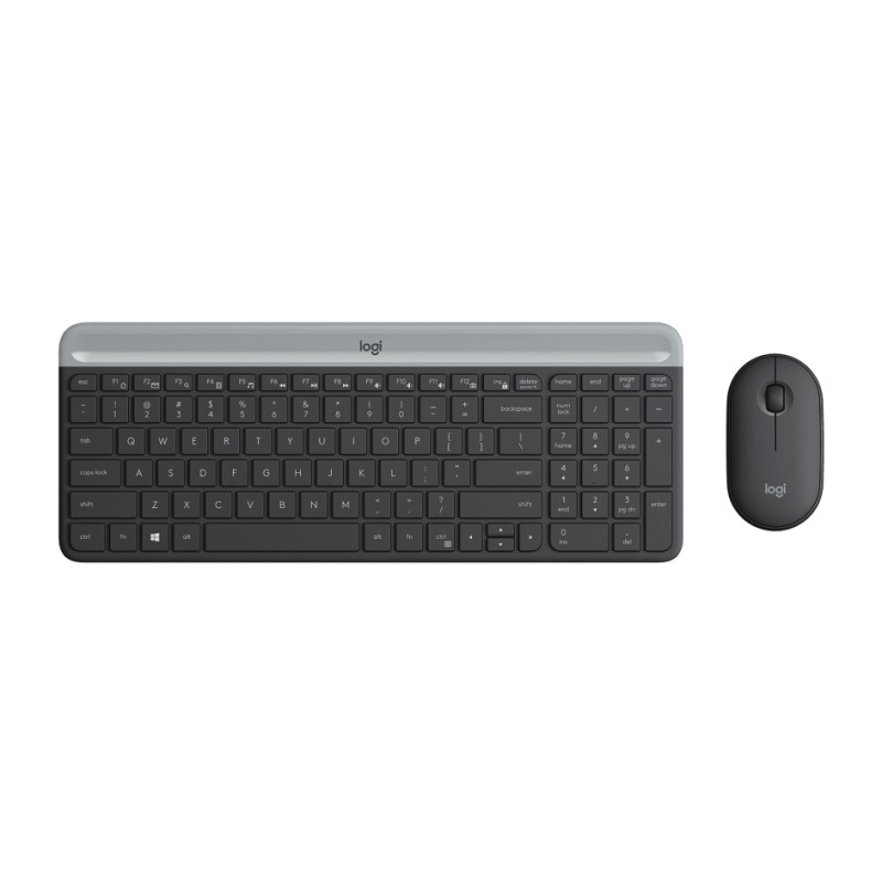 TECLADO/MOUSE LOGITECH MK470 ULTRA DELGADO NEGRO INALAMBRICO USB PC/WINDOWS/SURFACE