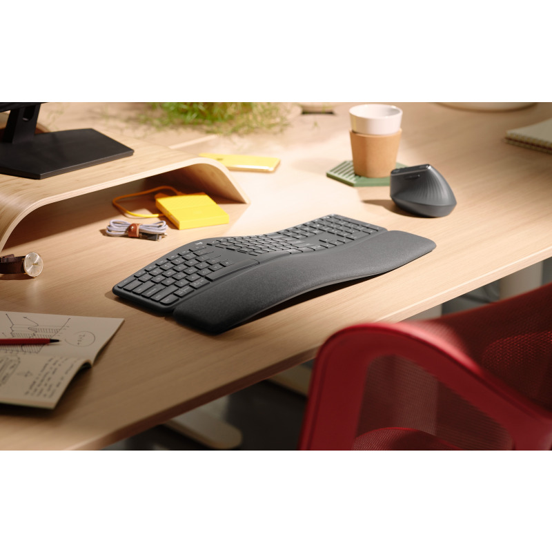TECLADO LOGITECH ERGO K860 PARTIDO INALÁMBRICO USB BLUETOOTH 5.0 MULTIDISPOSITIVOS UNIFYING HASTA 10 MTS DE DISTANCIA PARA PC/MAC image 6