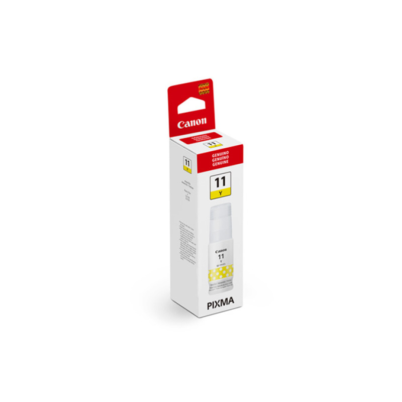 BOTELLA DE TINTA CANON GI-11Y AMARILLO,RENDIMIENTO 7,700 PAGINAS,COMPATIBLE: G3160,G2160. image 3