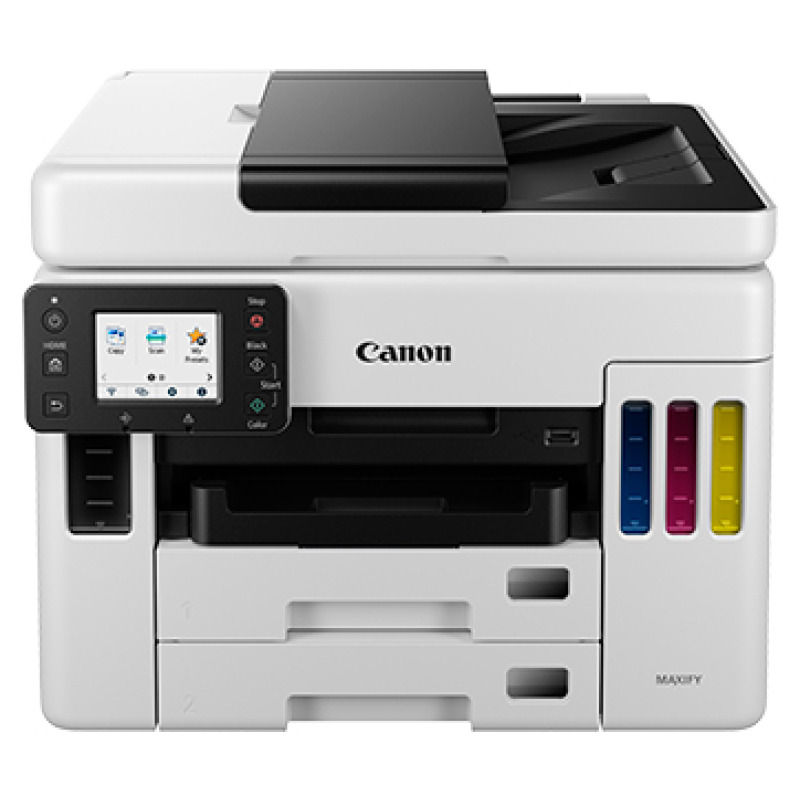 MULTIFUNCIONAL CANON MAXIFY GX7010,TINTA CONTINUA, PPM 45 NEGRO/25 COLOR, USB, WIFI, ETHERNET RED, ADF, DUPLEX, CAMA PLANA CARTA, COMPATIBLE WINDOWS/MAC, CONSUMIBLES GI-16