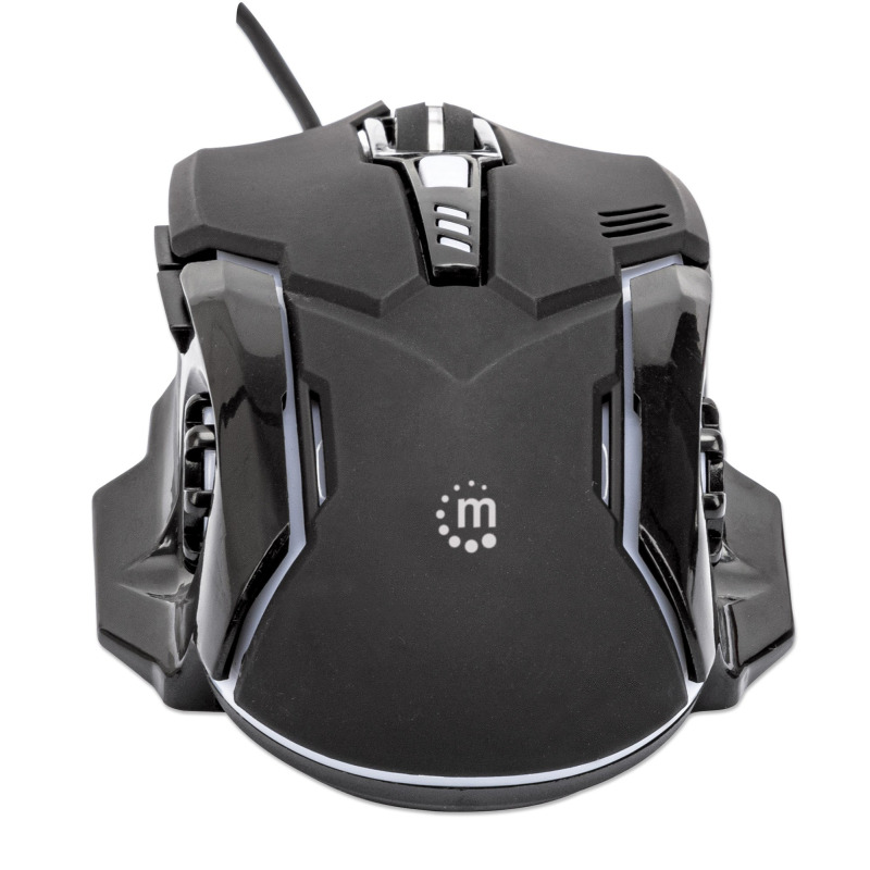 MOUSE OPTICO,MANHATTAN,179256, GAMING 6 BOTONES, NEGRO image 4