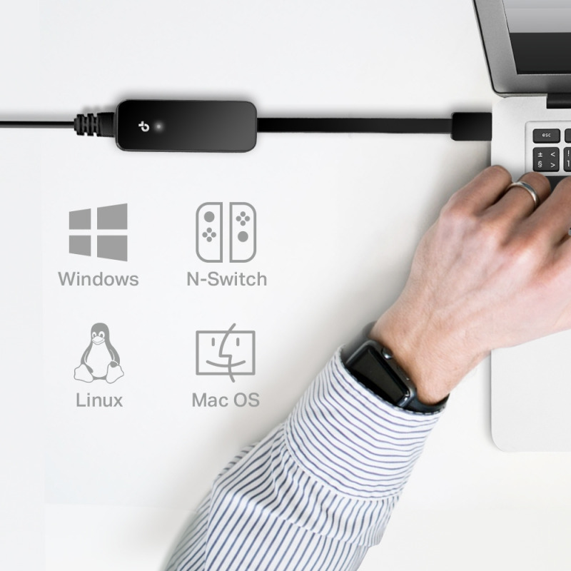 Adaptador de red Ethernet RJ45 10/100/1000Mbps a USB 30 image 17