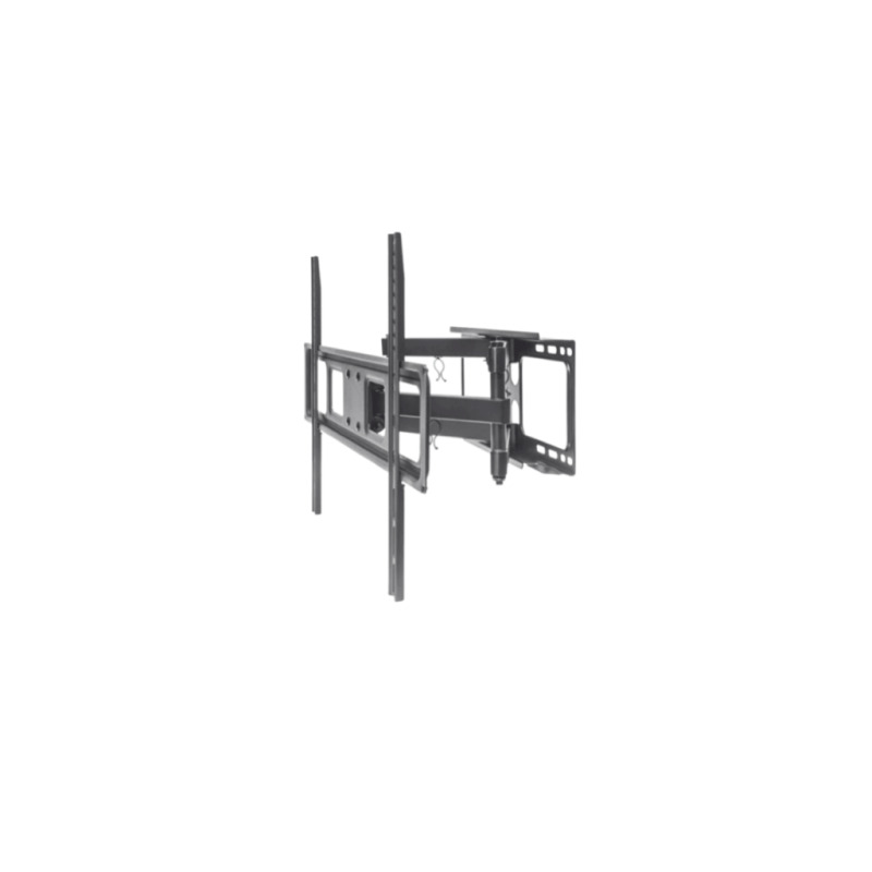 TCE LMEPB65EW - Soporte Universal de Pared para TV, con Movimiento Completo, Básico / Soporta una TV de pantalla plana o curva de 37 a 70" / Hasta 40 kg (88 lbs.) / Ajuste de inclinación, giro y nivel / Color Negro