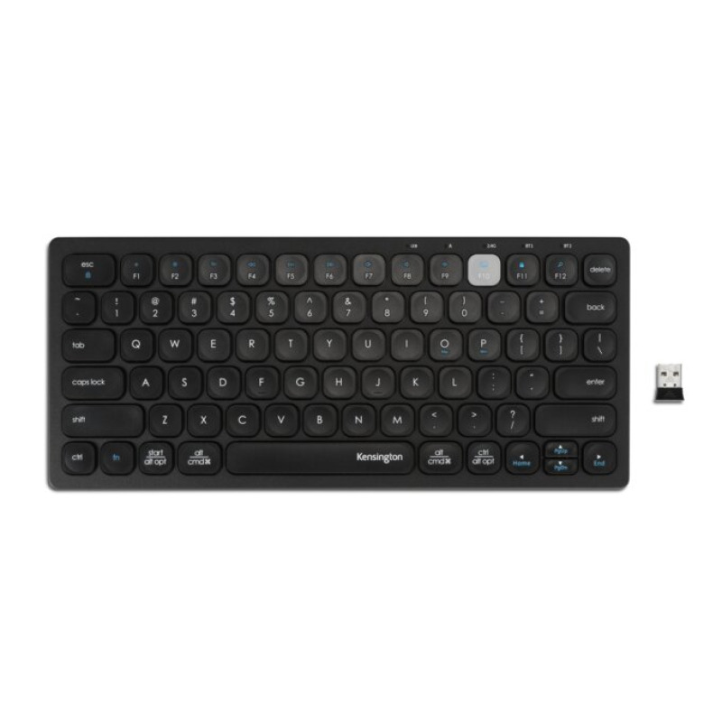Kensington K75502ES teclado RF inalámbrico + bluetooth QWERTY Español Negro image 4