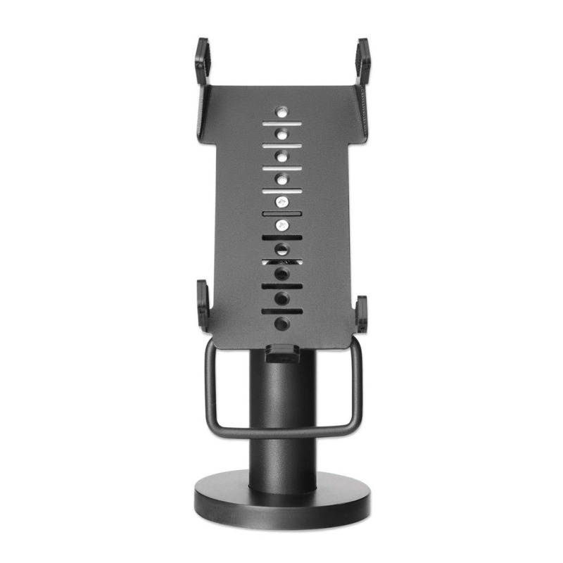 MANHATTAN - 462235 - Soporte para Terminal de Punto de Venta VeriFone® VX 520 (para terminal de tarjeta de crédito) / Soporte seguro antirrobo para terminales punto de venta VeriFone modelo VX 520, inclinación de +/- 45°, giro de 360°, aluminio, negro image 5