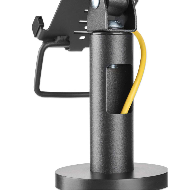 MANHATTAN - 462235 - Soporte para Terminal de Punto de Venta VeriFone® VX 520 (para terminal de tarjeta de crédito) / Soporte seguro antirrobo para terminales punto de venta VeriFone modelo VX 520, inclinación de +/- 45°, giro de 360°, aluminio, negro image 7