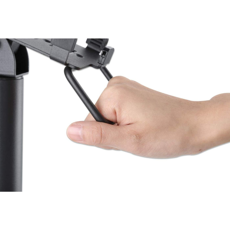 MANHATTAN - 462235 - Soporte para Terminal de Punto de Venta VeriFone® VX 520 (para terminal de tarjeta de crédito) / Soporte seguro antirrobo para terminales punto de venta VeriFone modelo VX 520, inclinación de +/- 45°, giro de 360°, aluminio, negro image 8