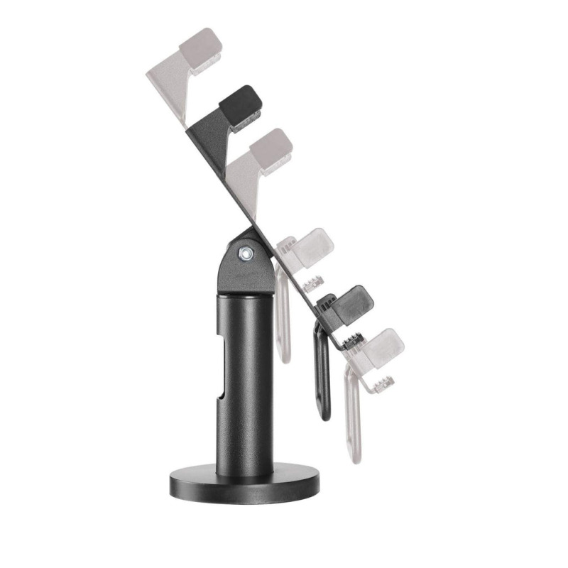 MANHATTAN - 462235 - Soporte para Terminal de Punto de Venta VeriFone® VX 520 (para terminal de tarjeta de crédito) / Soporte seguro antirrobo para terminales punto de venta VeriFone modelo VX 520, inclinación de +/- 45°, giro de 360°, aluminio, negro image 9