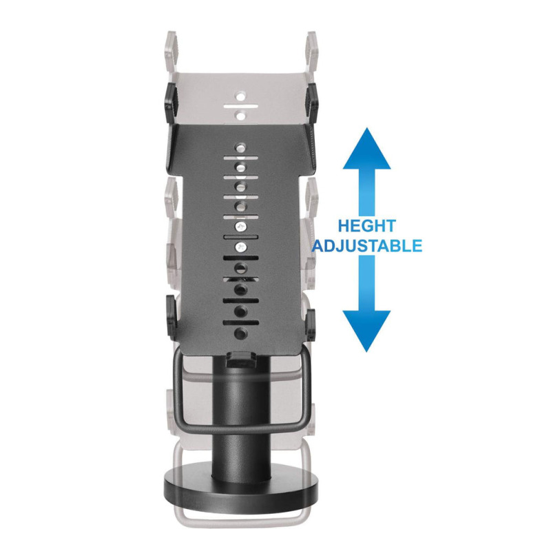 MANHATTAN - 462235 - Soporte para Terminal de Punto de Venta VeriFone® VX 520 (para terminal de tarjeta de crédito) / Soporte seguro antirrobo para terminales punto de venta VeriFone modelo VX 520, inclinación de +/- 45°, giro de 360°, aluminio, negro image 11