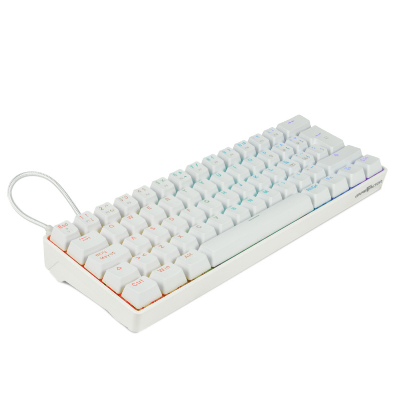 Game Factor KBG560-WH teclado USB QWERTY Español Blanco image 6