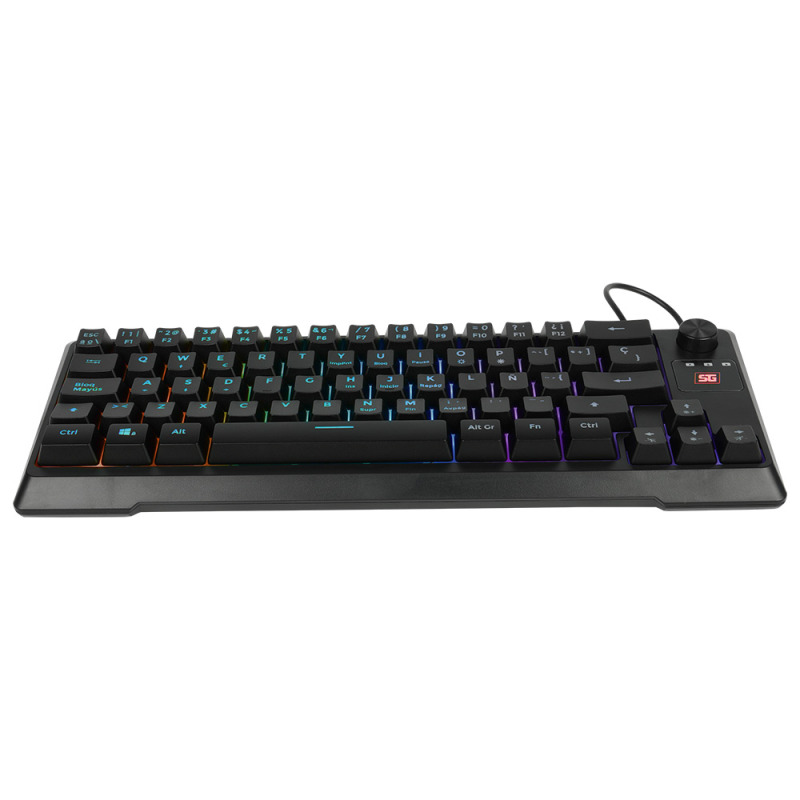 TECLADO VORAGO START THE GAME KB-506 TKL FACTOR 65%, RGB, RUEDA MULTIMEDIA, ALÁMBRICO , ANTI GHOSTING, USB NEGRO image 5