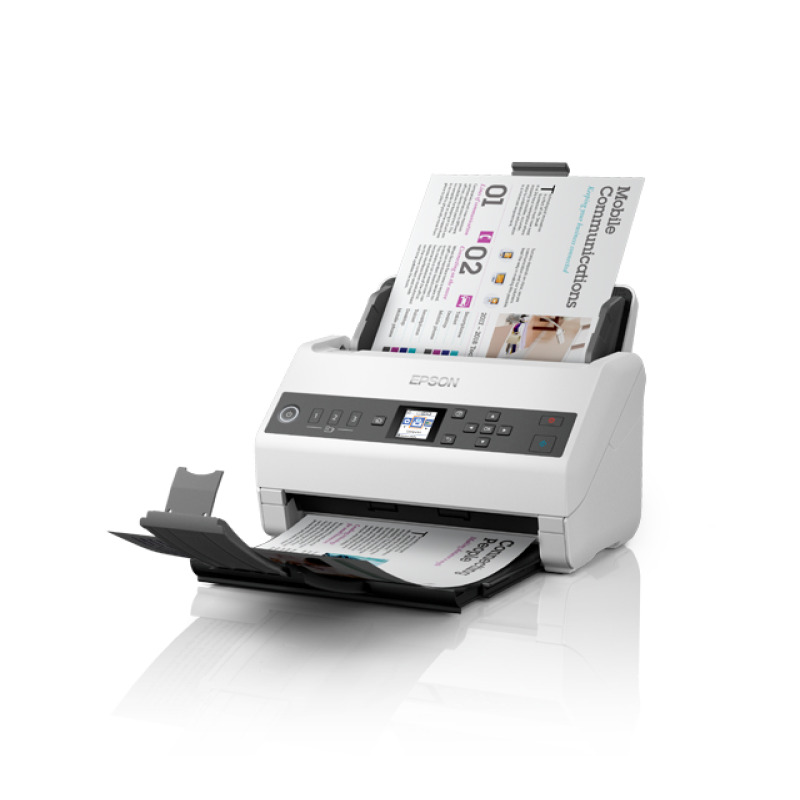 ESCANER EPSON WORKFORCE DS-730N, 40 PPM/80 IPM, 600 DPI, USB, ADF,