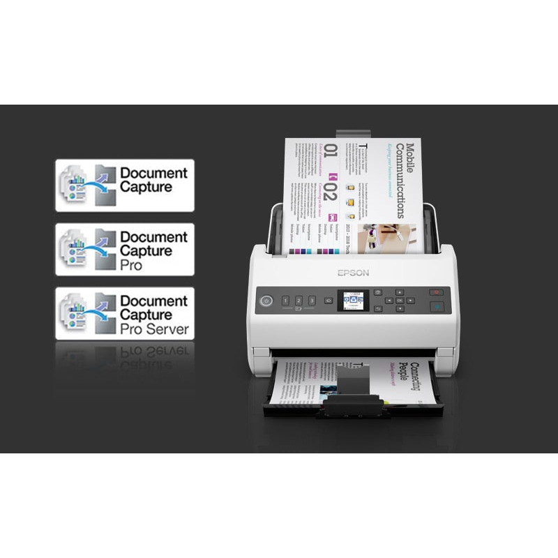 ESCANER EPSON WORKFORCE DS-730N, 40 PPM/80 IPM, 600 DPI, USB, ADF, image 7