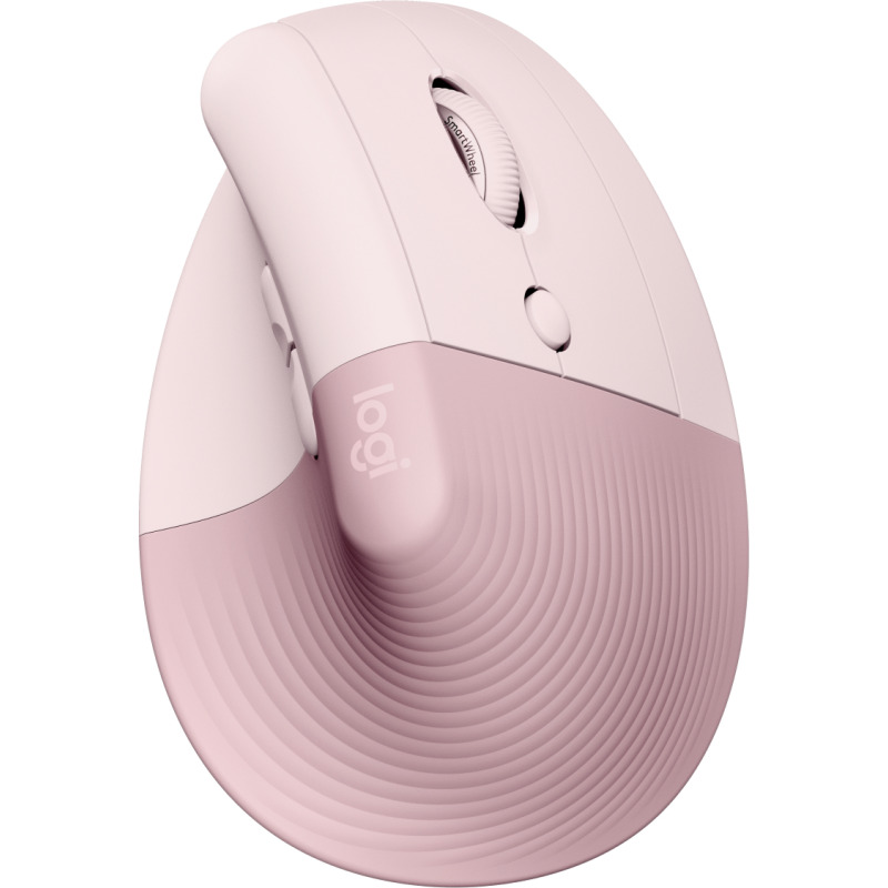 MOUSE LOGITECH LIFT VERTICAL ERGO OPTICO INALAMBRICO BT LOGI BOLT EASY-SWITCH ROSA