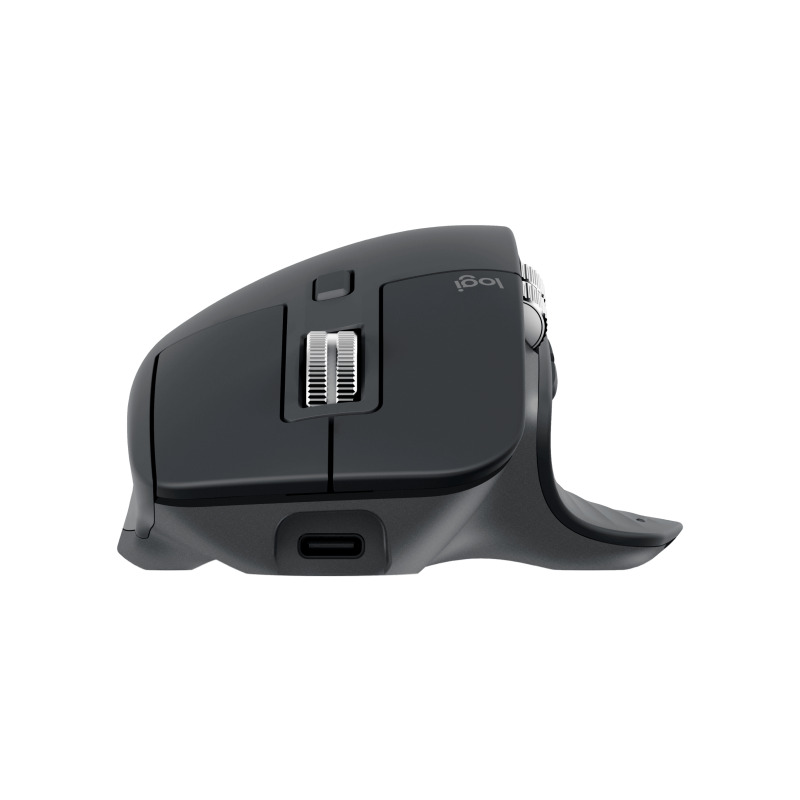 MOUSE LOGITECH MX MASTER 3S GRAFITO INALAMBRICO EASY SWITCH USB LOGI BOLT Y BLUETOOTH 8000 DPI ULTRA SILENCIOSO image 5
