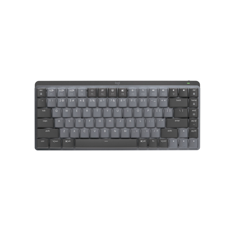 TECLADO LOGITECH MX MECHANICAL MINI GRAFITO ILUMINADO INALAMBRICO BOLT BLUETOOTH USB-C USB