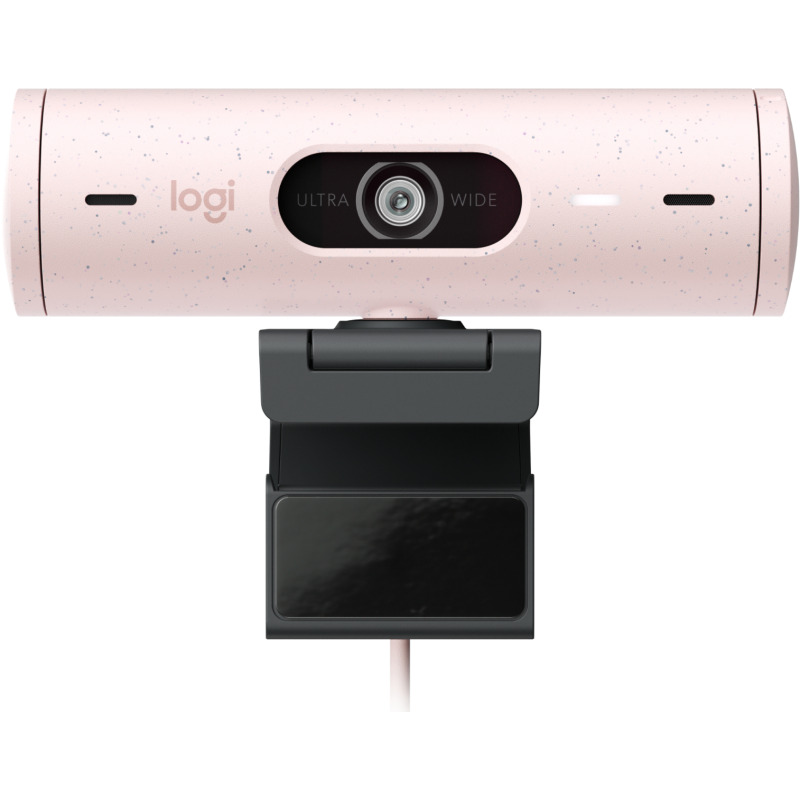 WEBCAM LOGITECH BRIO 500 ROSA FHD 1080 A 30 FPS AUTO ENFOQUE, MICRÓFONO IA USB-C WIN/MAC OS image 4