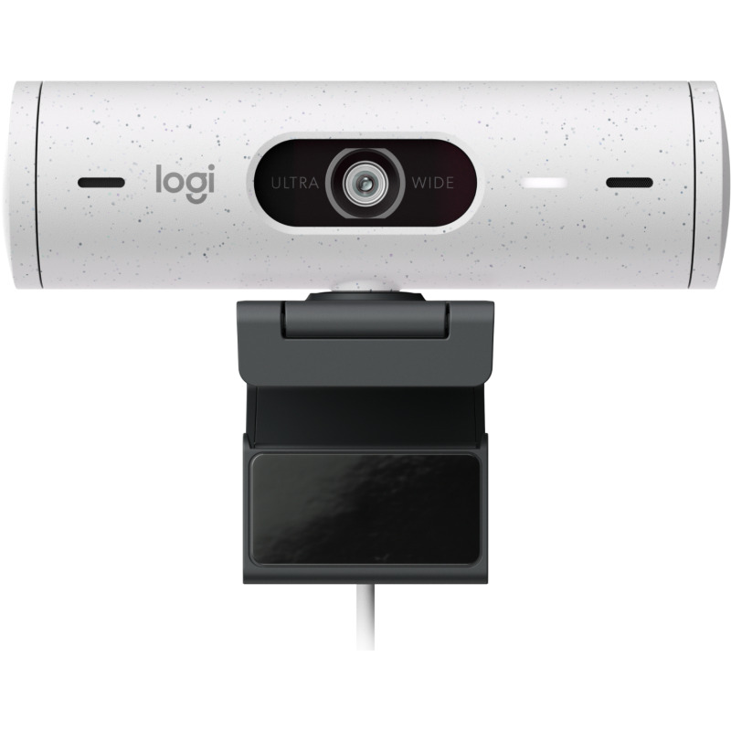 WEBCAM LOGITECH BRIO 500 BLANCO FHD 1080 A 30 FPS AUTO ENFOQUE, MICRÓFONO IA USB-C WIN/MAC OS image 4