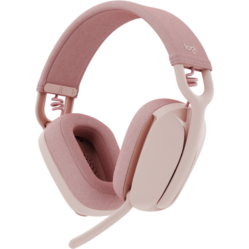 AUDIFONOS DIADEMA LOGITECH ZONE VIBE 100 INALAMBRICOS RECARGABLES CONTROL DE AUDIO ROSA image 2