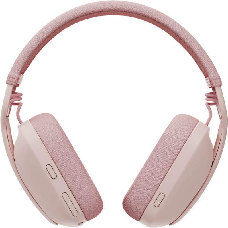 AUDIFONOS DIADEMA LOGITECH ZONE VIBE 100 INALAMBRICOS RECARGABLES CONTROL DE AUDIO ROSA image 5