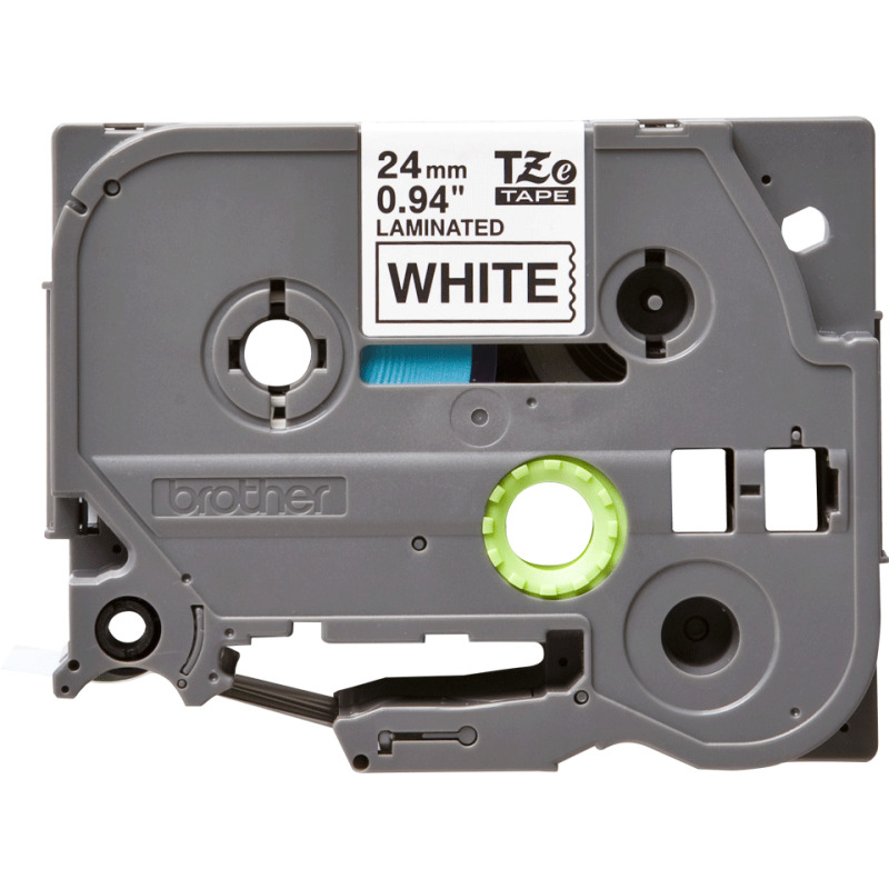 CINTA BROTHER LAMINADA TZE251 NEGRO SOBRE BLANCO DE 24 MM image 2