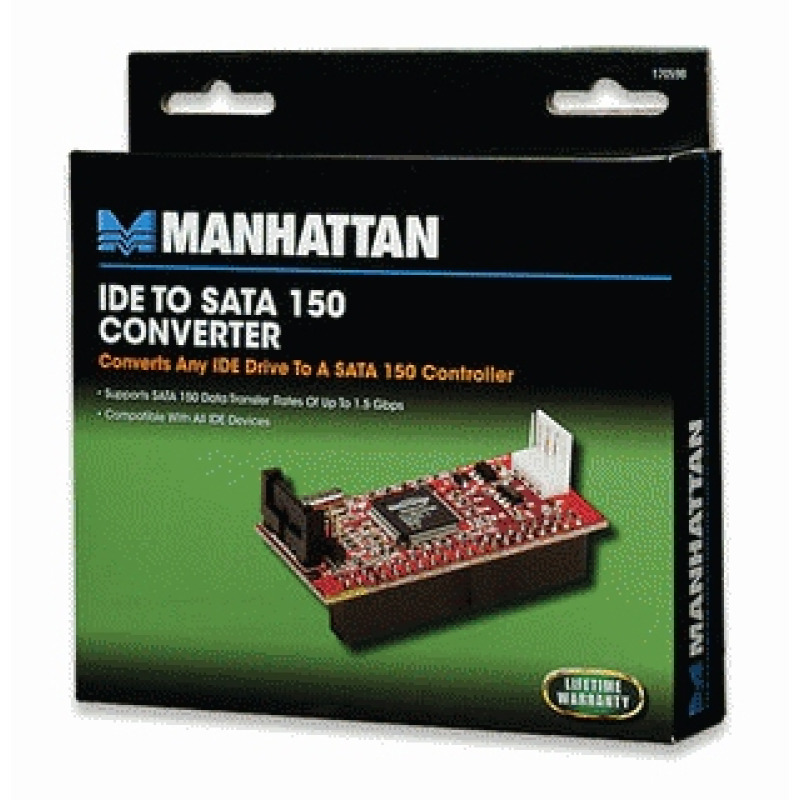 CONVERTIDOR ,MANHATTAN,170598,HDD IDE A TARJETA SATA150 V image 2