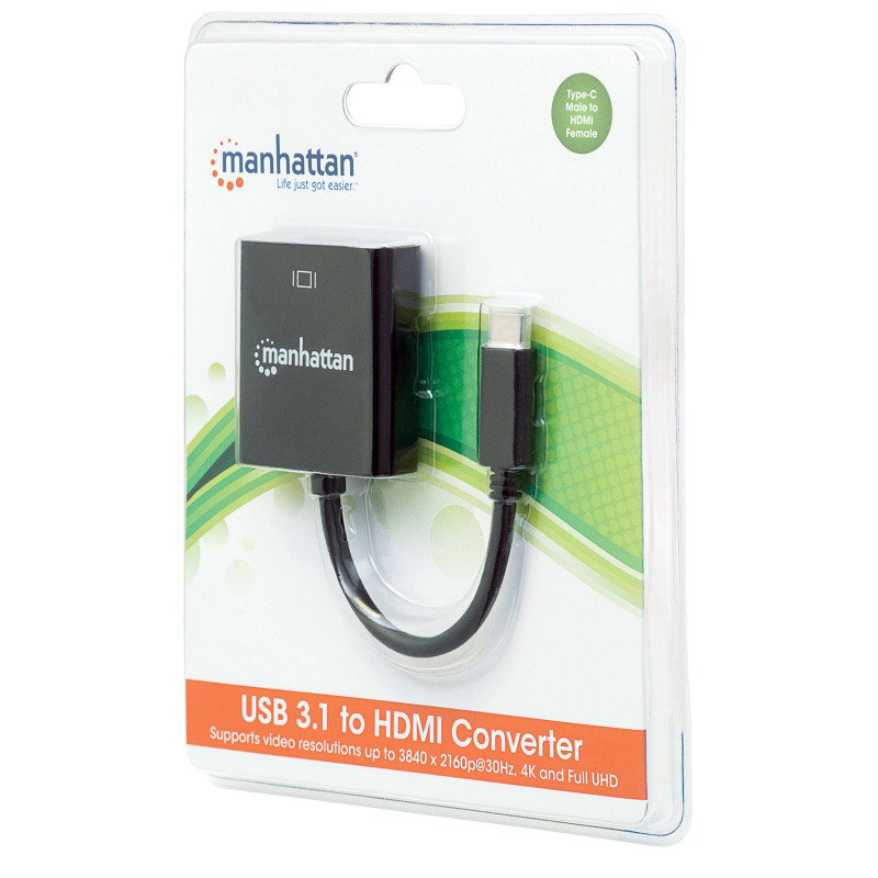 CONVERTIDOR USB,MANHATTAN,151788,-C A HDMI H, 4K@30HZ image 6