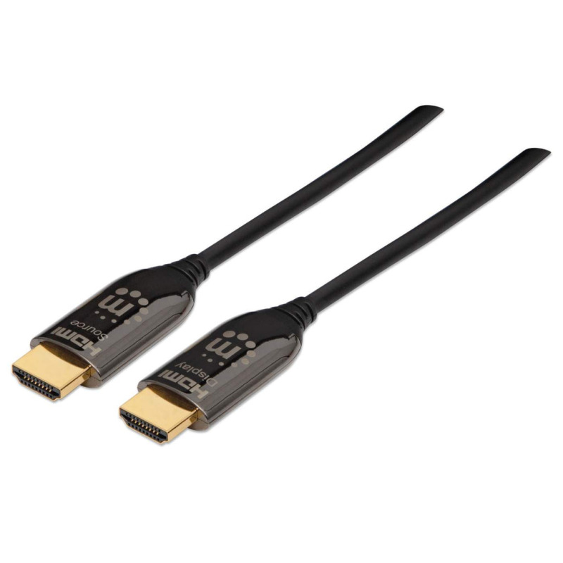 CABLE HDMI,MANHATTAN,355438, 2.0 FIBRA OPTICA M-M  30.0M