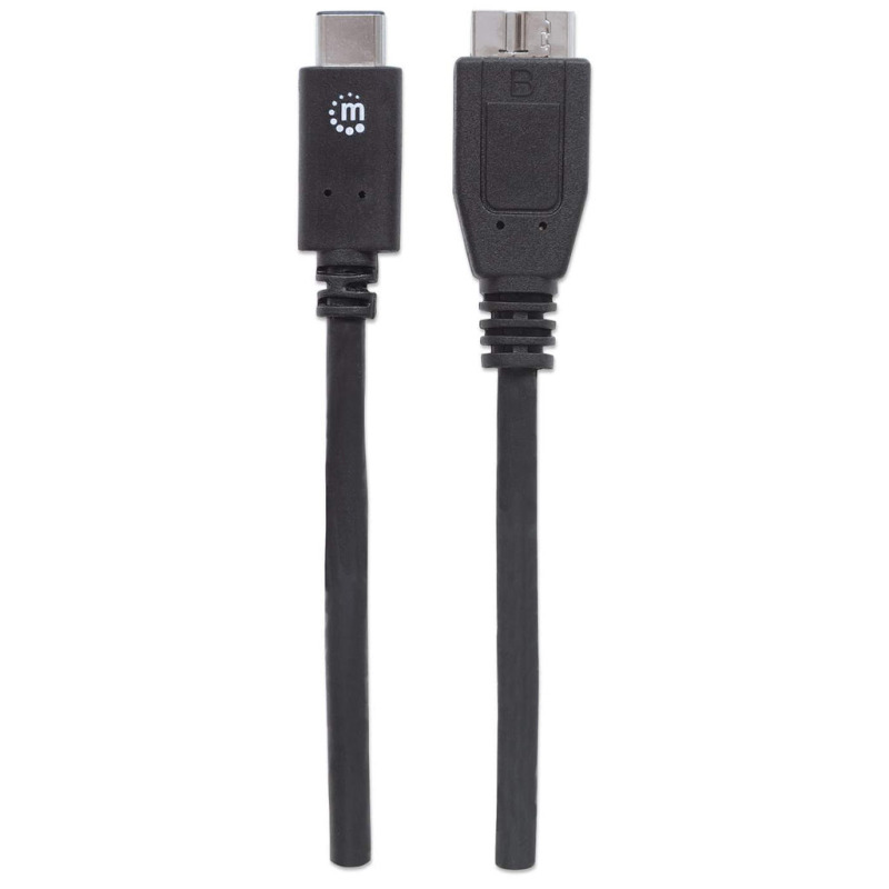 CABLE USB,MANHATTAN,353397,-C V3.1, C-MICRO B 1.0M NEGRO image 5