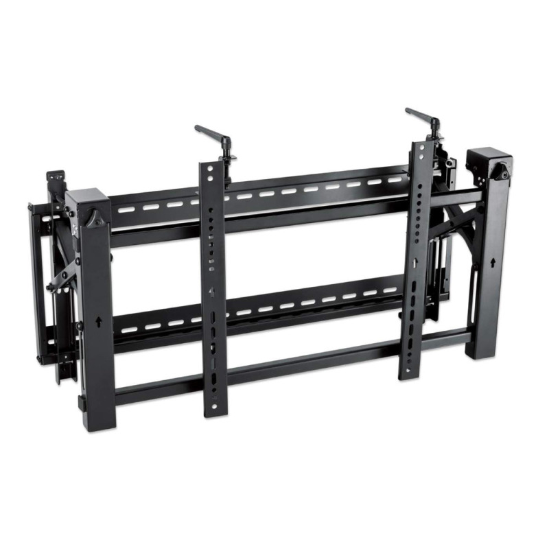 MANHATTAN 461719 - Soporte Premium de TV para Video Wall / Soporta una TV de 45" a 70" y hasta 70 kg (154 lbs.), con sistema desplegable para acceder a la parte trasera de la pantalla, negro image 4