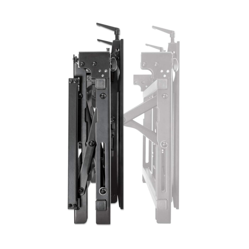 MANHATTAN 461719 - Soporte Premium de TV para Video Wall / Soporta una TV de 45" a 70" y hasta 70 kg (154 lbs.), con sistema desplegable para acceder a la parte trasera de la pantalla, negro image 10