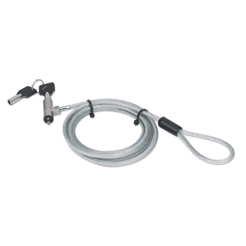 CANDADO LAPTOP,MANHATTAN,440295, DELL LLAVE 2.0M, NEGRO (WEDGE N17) image 3