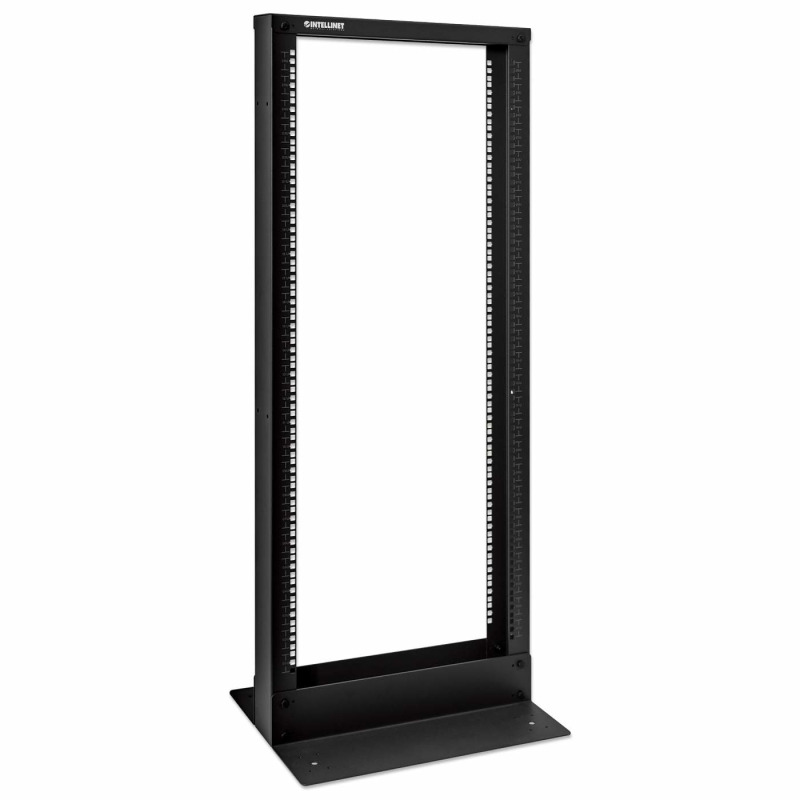 INTELLINET 715973 Rack de dos postes, 19" 26U, Presentación Flatpack (Desarmado), 19", Negro image 4